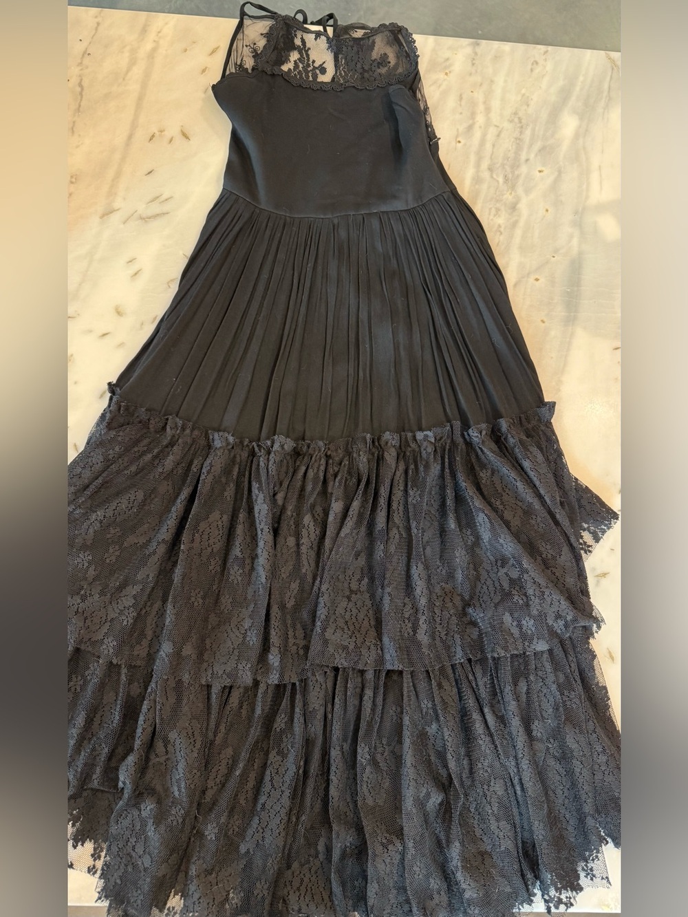 Joyfolie Black Lace Catrin Dress